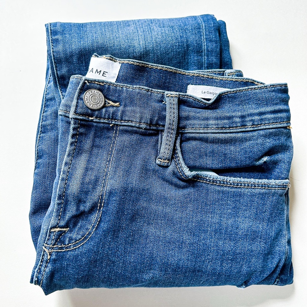 FRAME La Garçon Mid wash jeans sz 26